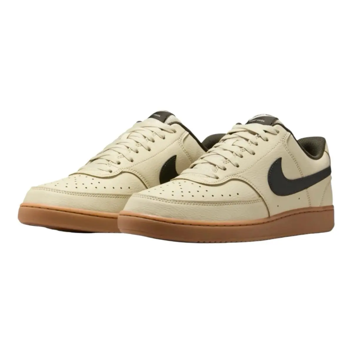 Court Vision Low Light Khaki Sequoia Gum Shoes HV4506-200 Men`s Size 8 by Nike