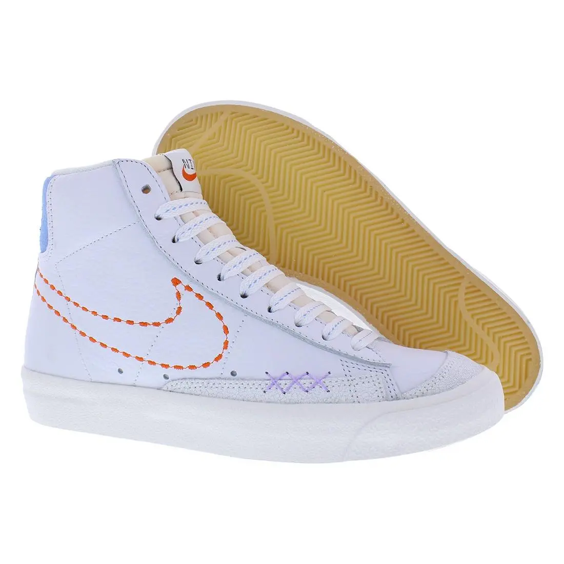 Nike Blazer Mid `77 Womens Shoes Size 10 Color: White/blue