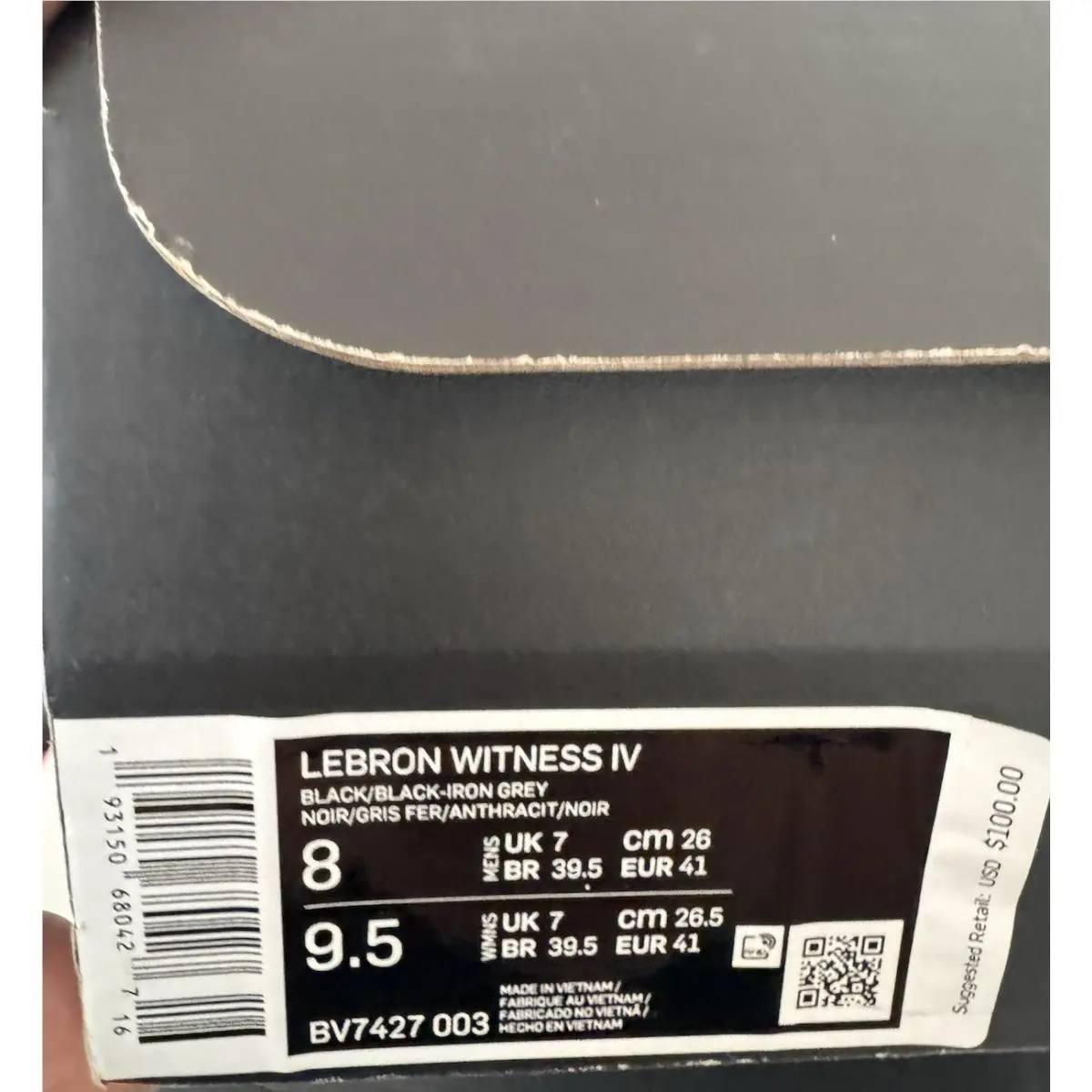 Nike shoes - Nike LeBron Witness - LeBron Witness - BV7427-003 - Black 5