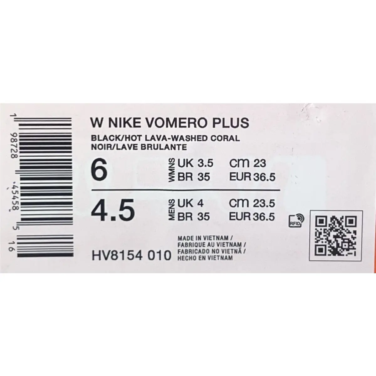 Nike shoes - Nike Vomero Plus - Vomero Plus - HV8154-010 - Black 4