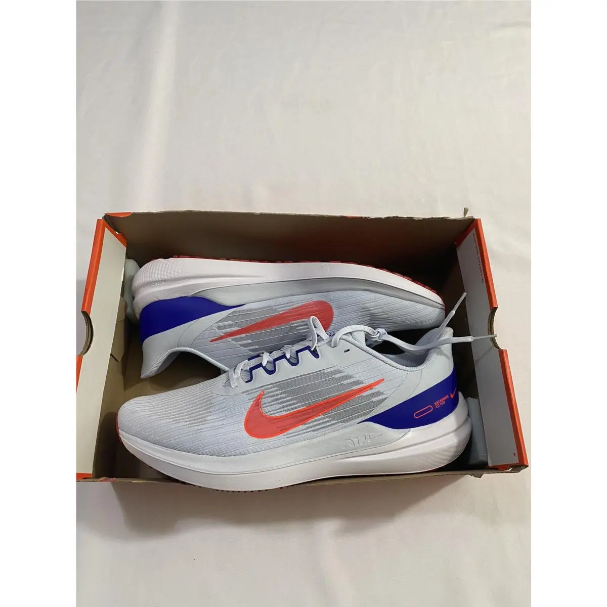 Mens Size 14 Football Grey Nike Air Winflo 9 Running Shoes DD6203 006