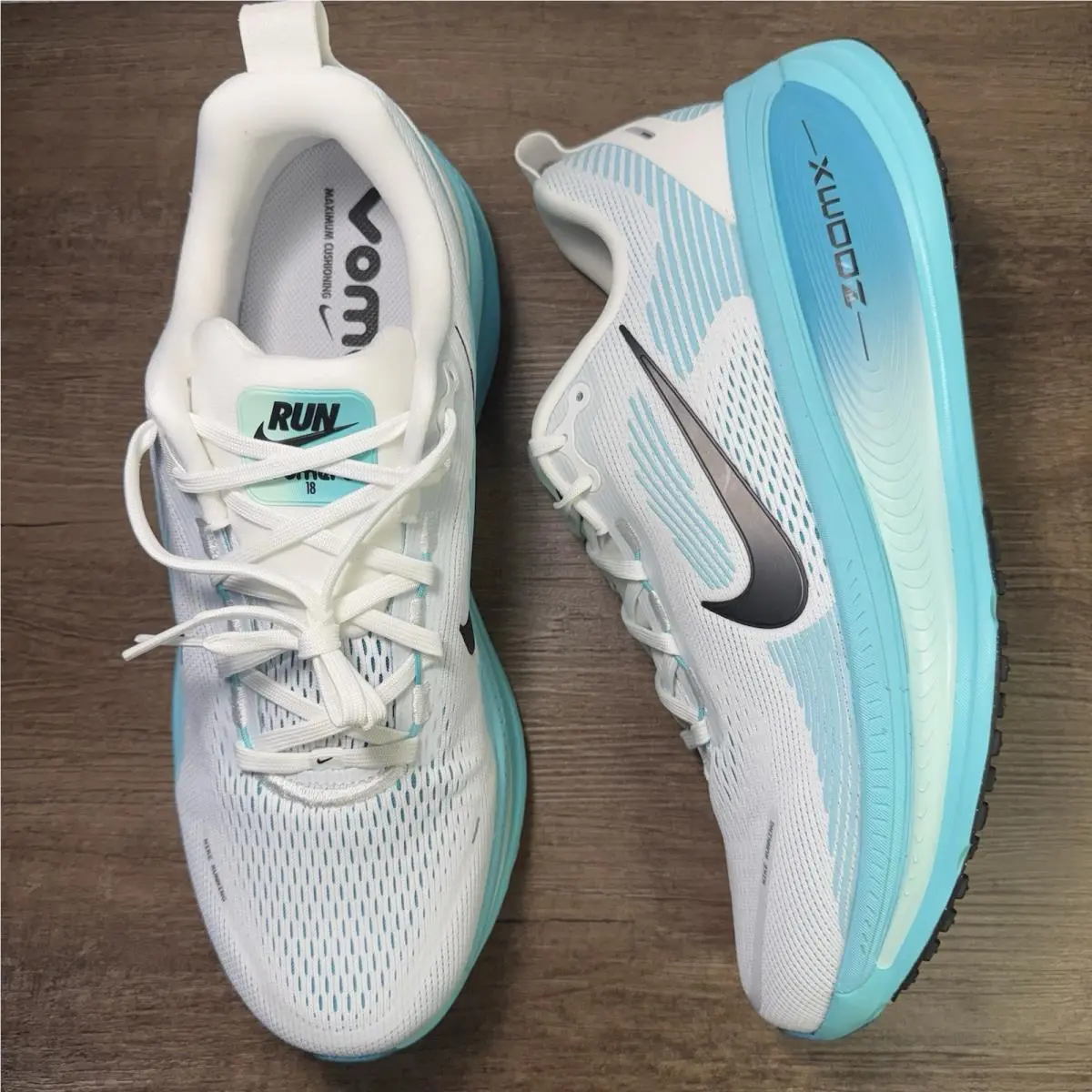Vomero 18 ‘geode Teal’ Men`s Size 12.5 HM6803-103 No Lid by Nike