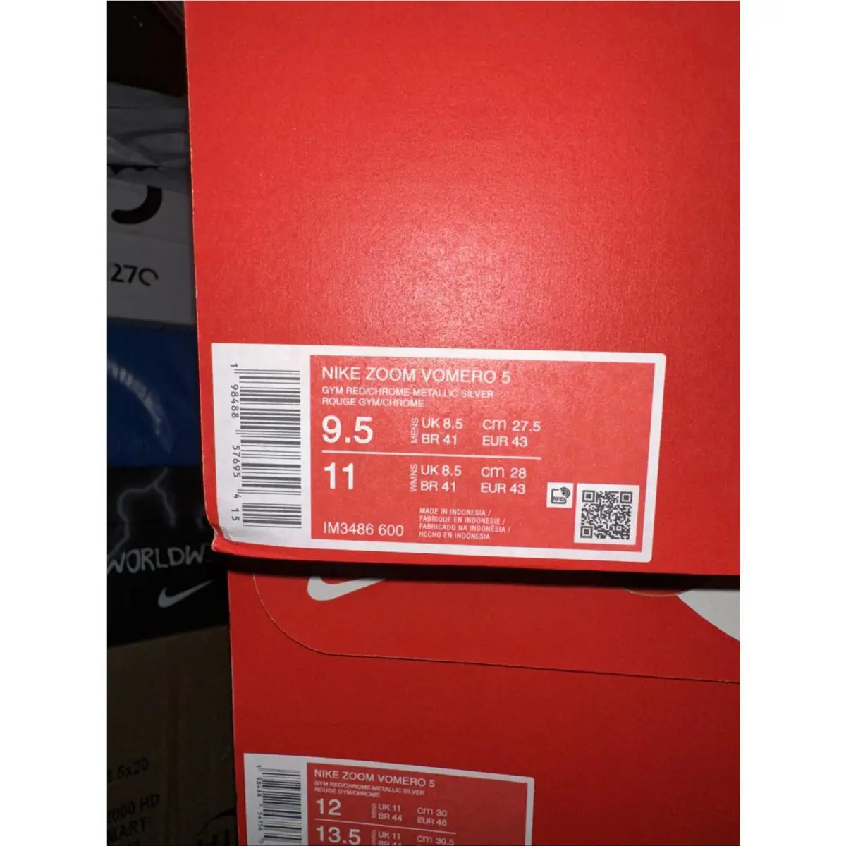 Nike shoes - Nike Zoom Vomero - Zoom Vomero - im3486 600 - Red (UPC: 198488547565) 5