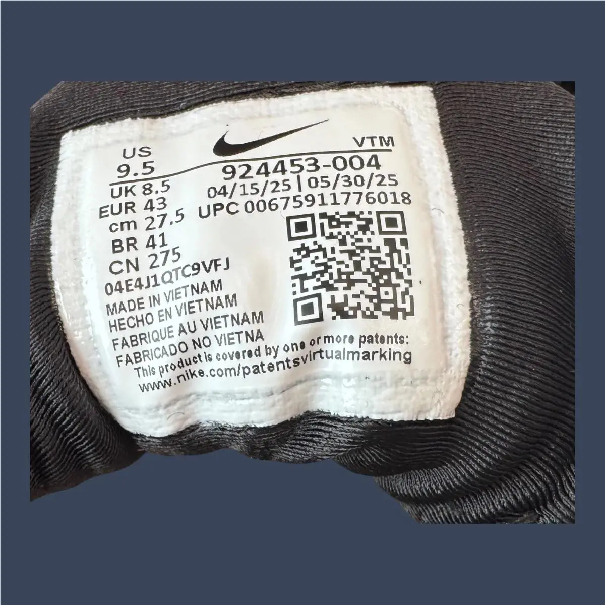 Nike shoes - Nike Air VaporMax Plus Black/Dark Grey – 924453-004 6