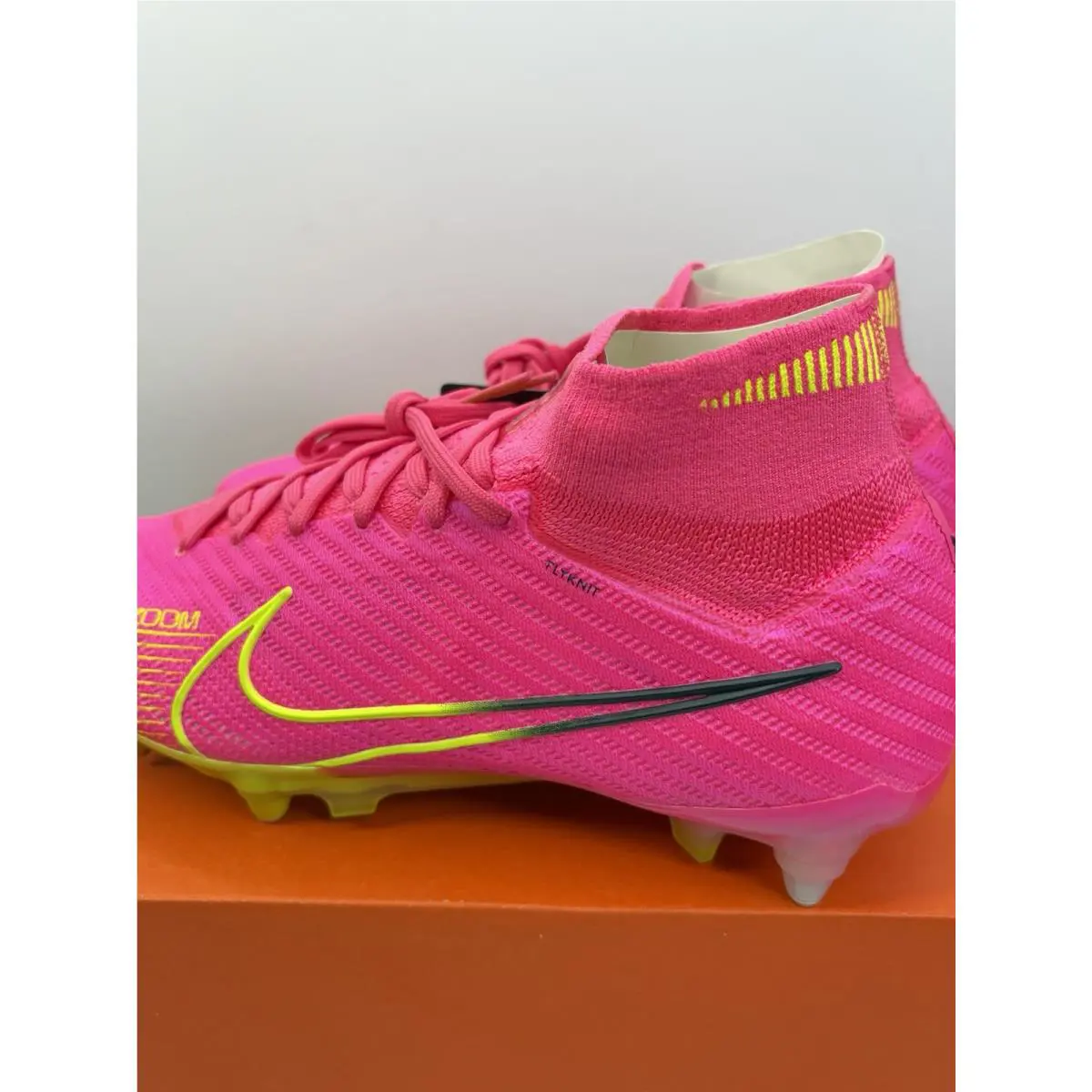 Nike shoes - Nike Zoom Mercurial - Zoom Mercurial - FD0246-605 - Pink Blast/Volt-Gridiron 9