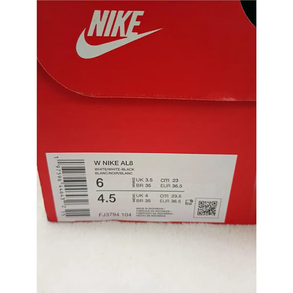 Nike shoes - Nike AL8 - FJ3794-104 - White 10