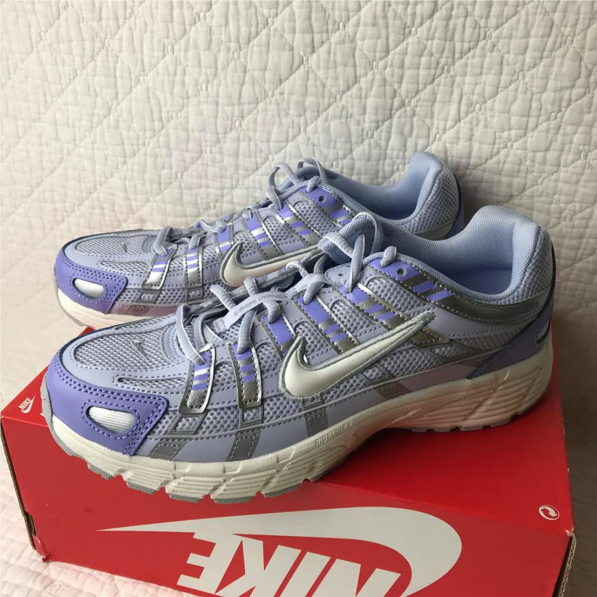 Nike shoes - Nike P-6000 (GS) - Ghost/Sail Light Thistle 6