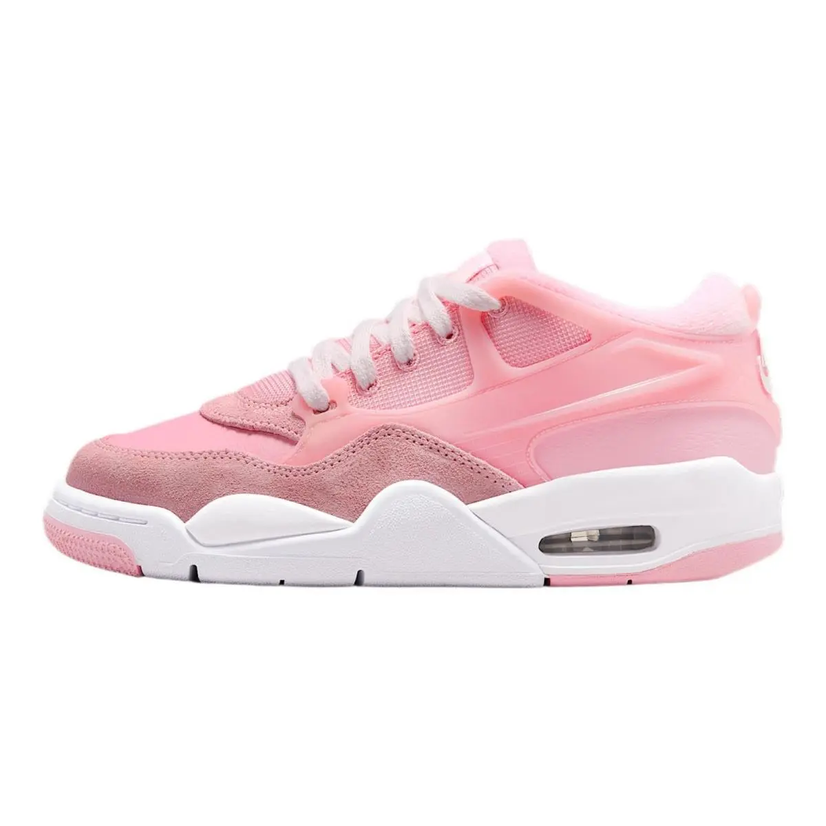 Air Jordan 4 RM Big Kids` Shoes Medium Soft Pink/white/pearl Pink