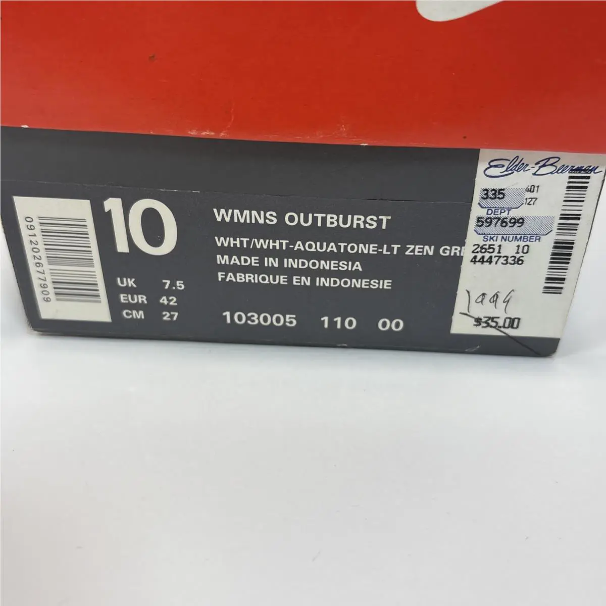 Nike shoes - Outburst OG - Outburst - 103005 110 00 - White 20