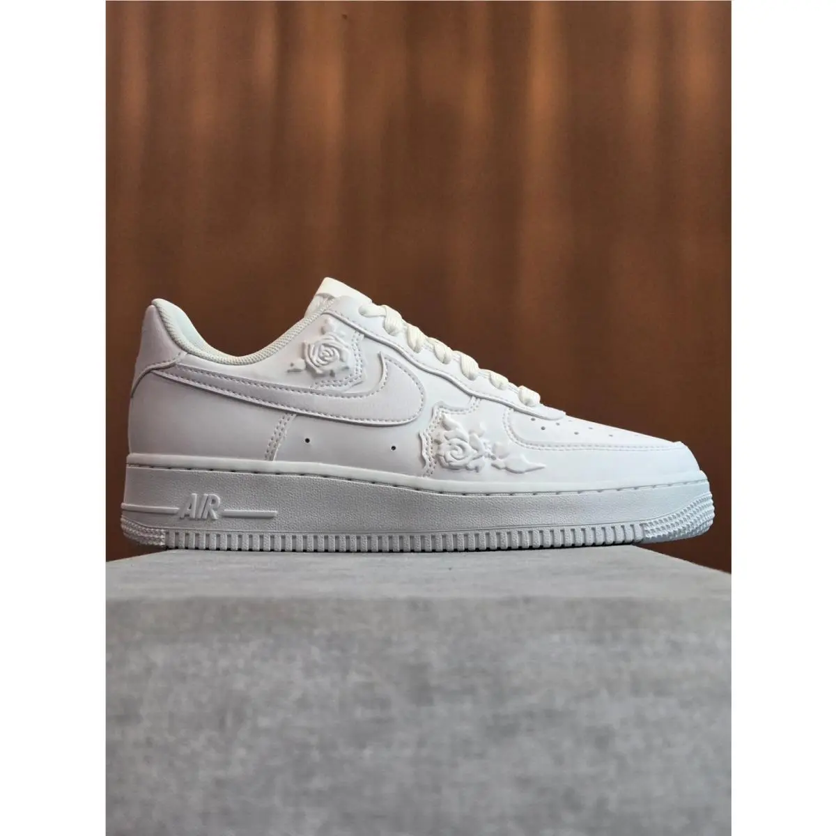 Nike Air Force 1 `07 White Roses - Triple White HF2016-100 Women’s Size 7.5