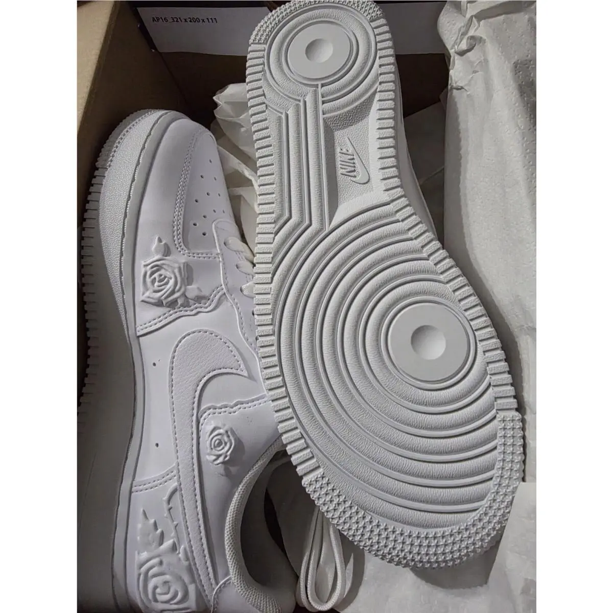 Nike shoes - Nike Air Force 1 - Air Force - HF2016-100 - White/White-White-Black 3