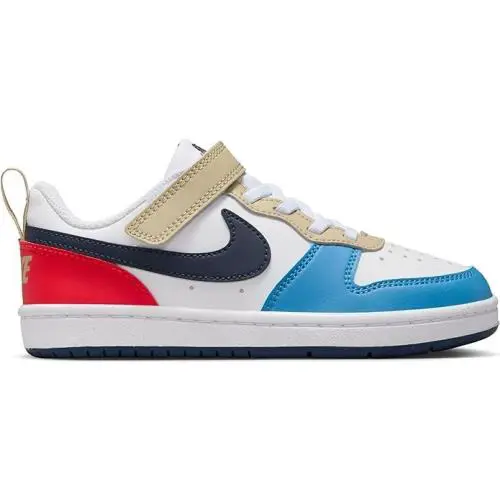 Nike shoes - Nike Court Borough - Court Borough - White/Thunder Blue-LT Crimson (UPC: 197859878918) 1