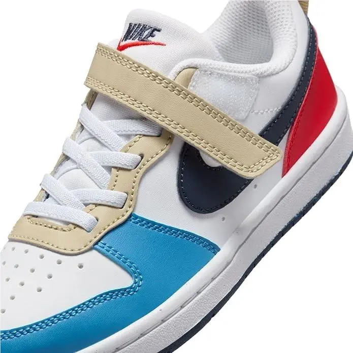 Nike shoes - Nike Court Borough - Court Borough - White/Thunder Blue-LT Crimson (UPC: 197859878918) 0