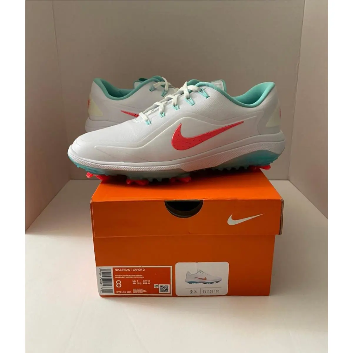 Nike React Vapor 2 Golf Shoes Mens Size 8