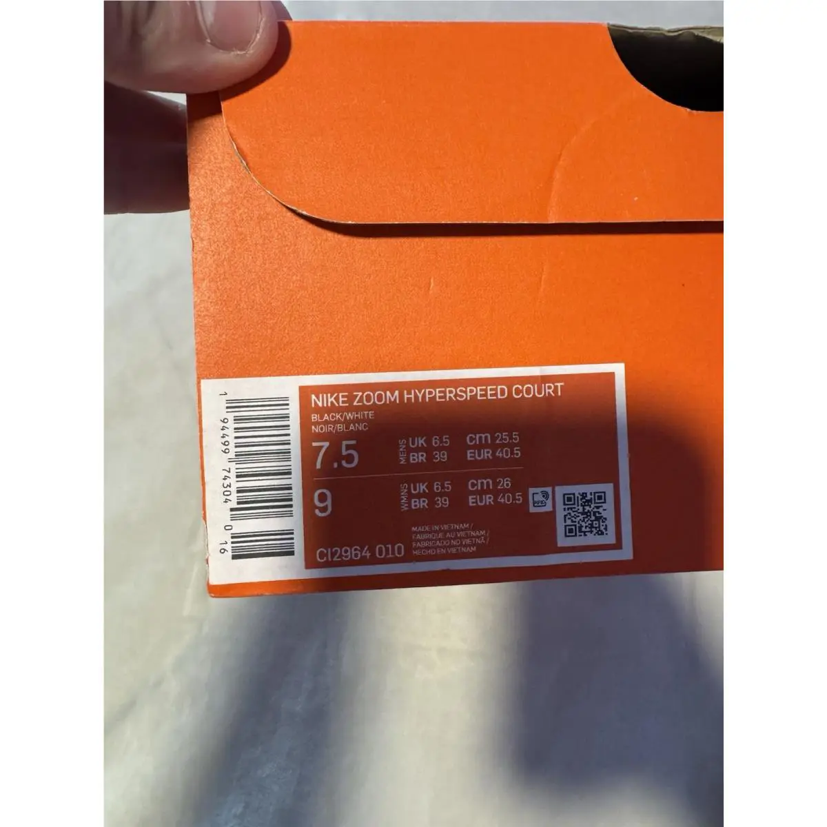 Nike shoes - Nike Zoom Hyperspeed - Zoom Hyperspeed - Black (UPC: 0194499743040) 0