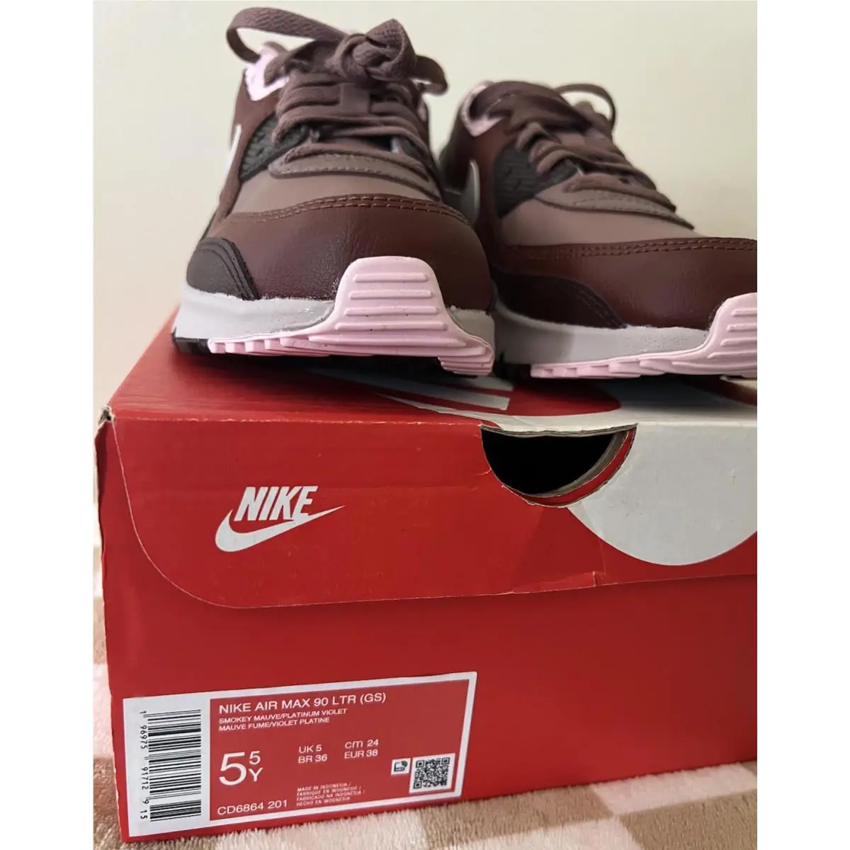 Nike shoes - Nike Air Max 90 - Air Max - CD6864 201 - Smokey Mauve/Platinum Violet 10
