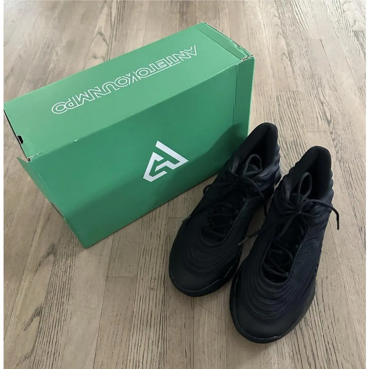 Nike Giannis Immortality 4 Triple Black Sneakers FQ3680-003 Men’s Size 13 - Black