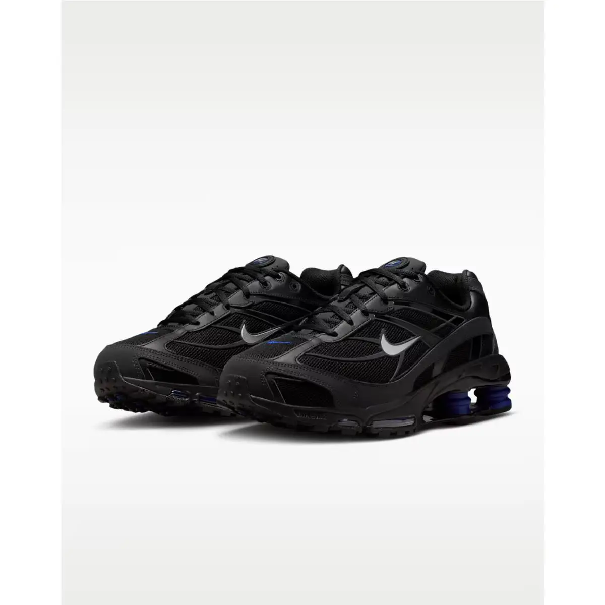 Nike Shox Ride 2 Men`s Casual Shoes IM5999-010 Black Royal Blue Sz 11