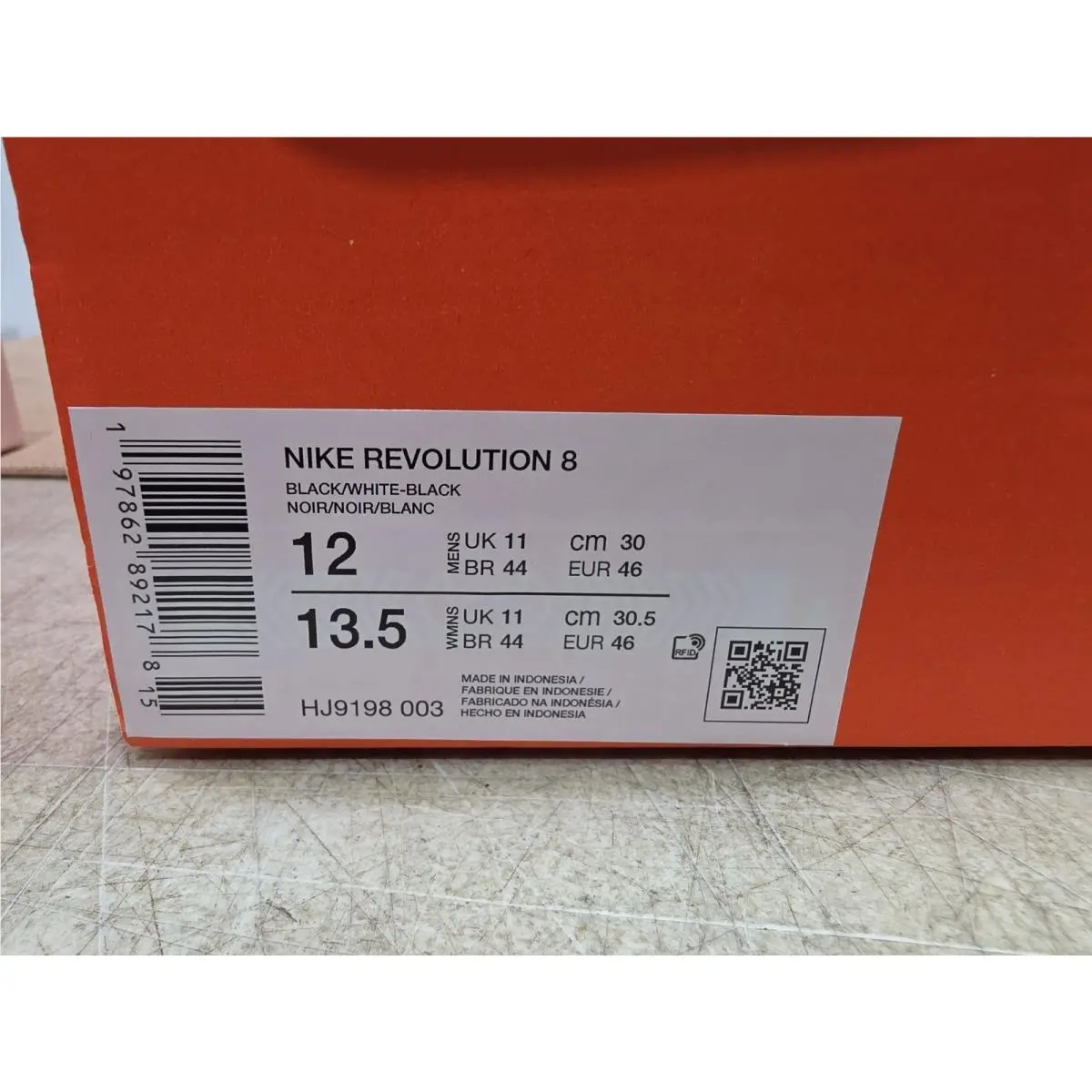Nike shoes - Nike Revolution 8 - Revolution - HJ9198-003 - Black (UPC: 0197862892178) 6