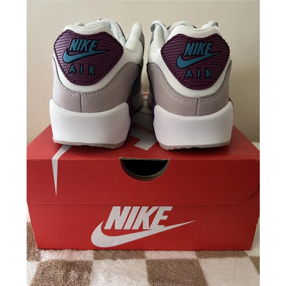 Nike shoes - Nike Air Max 90 - Air Max - CD6864 126 - Summit White/Viotech 9