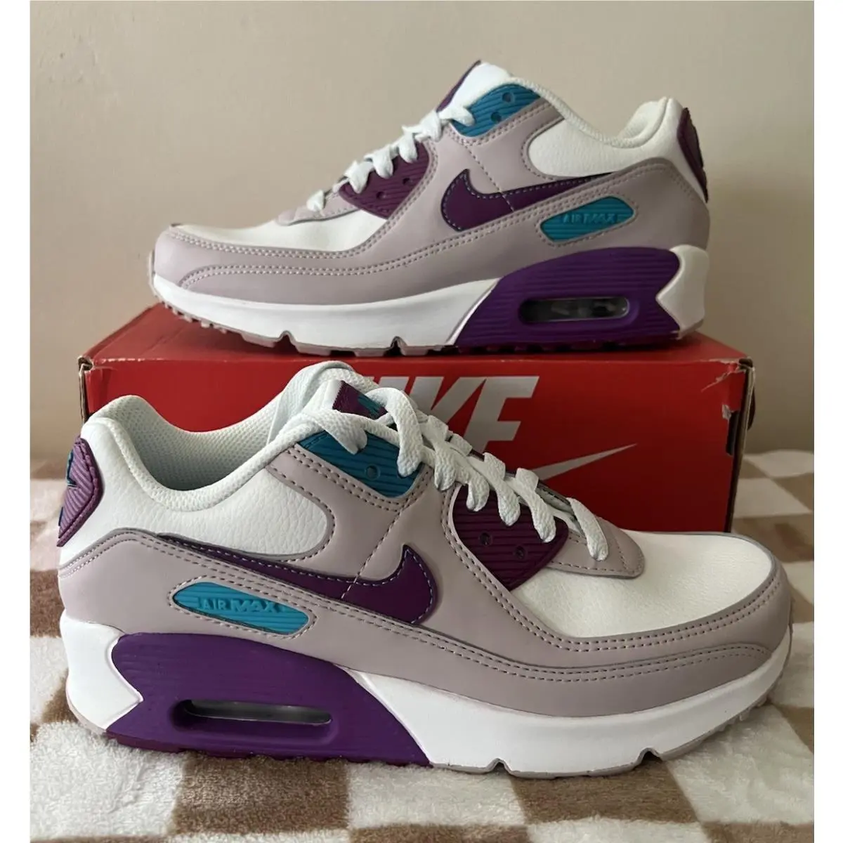 Nike shoes - Nike Air Max 90 - Air Max - CD6864 126 - Summit White/Viotech 1