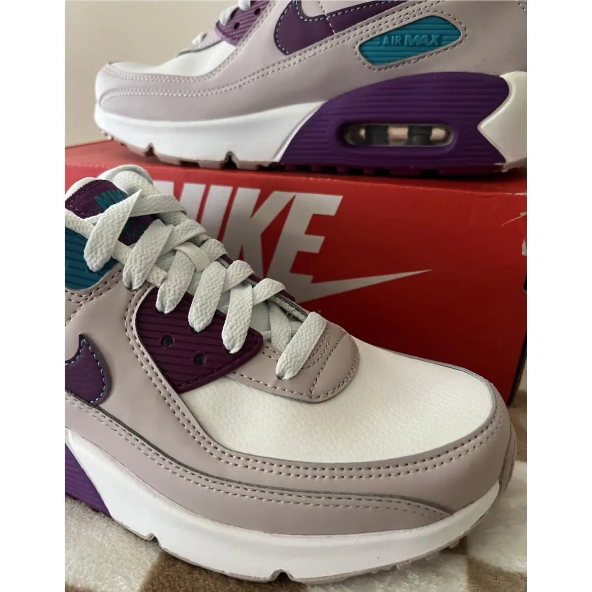 Nike shoes - Nike Air Max 90 - Air Max - CD6864 126 - Summit White/Viotech 3