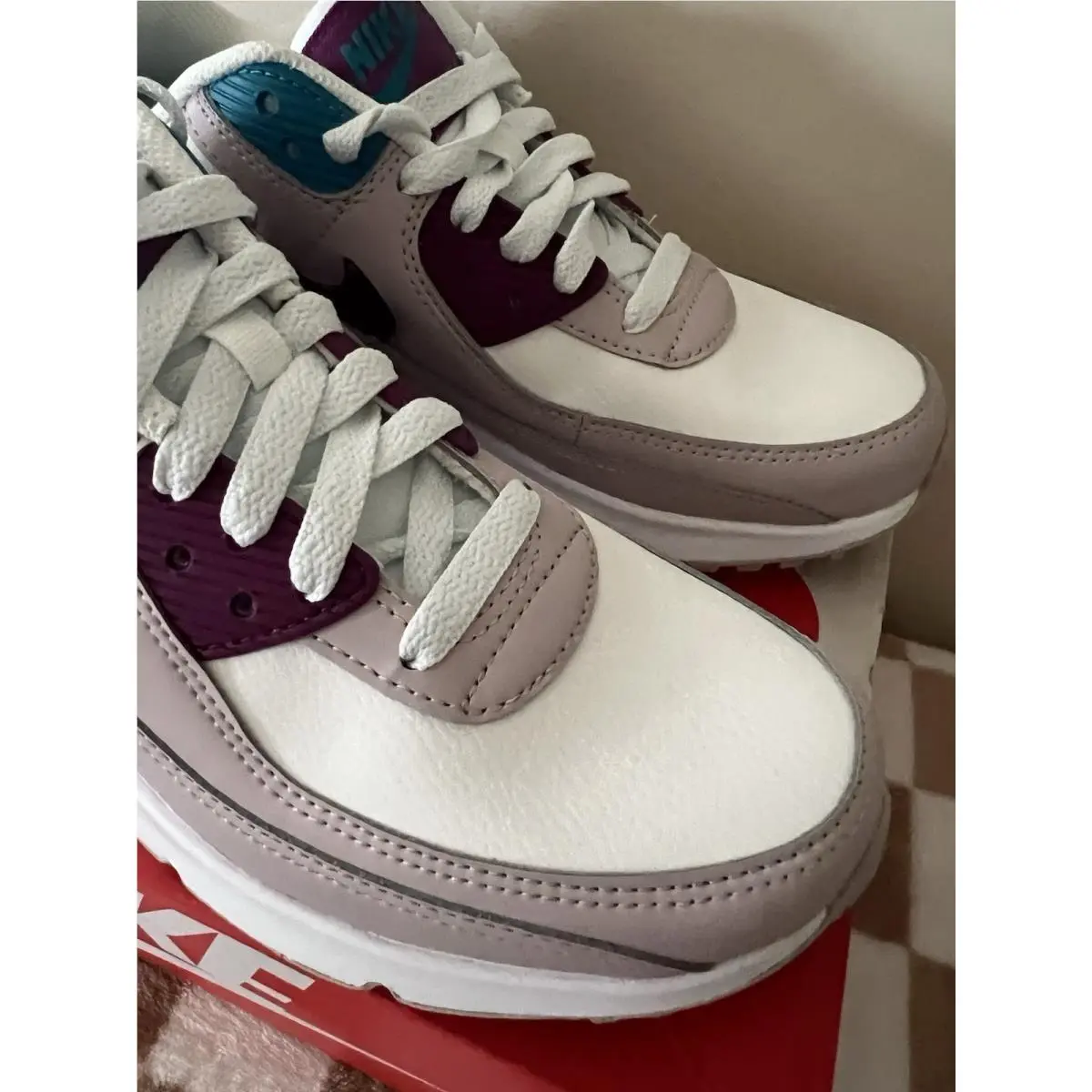Nike shoes - Nike Air Max 90 - Air Max - CD6864 126 - Summit White/Viotech 4