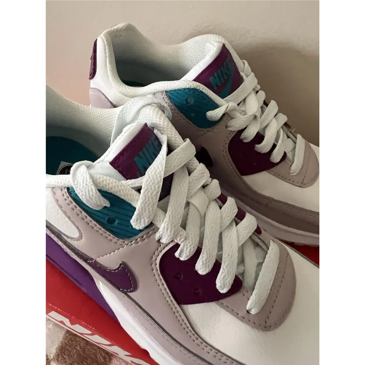 Nike shoes - Nike Air Max 90 - Air Max - CD6864 126 - Summit White/Viotech 5