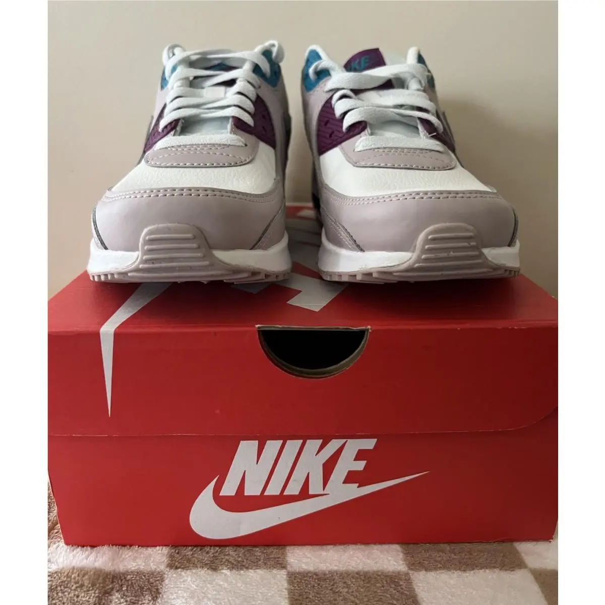 Nike shoes - Nike Air Max 90 - Air Max - CD6864 126 - Summit White/Viotech 6