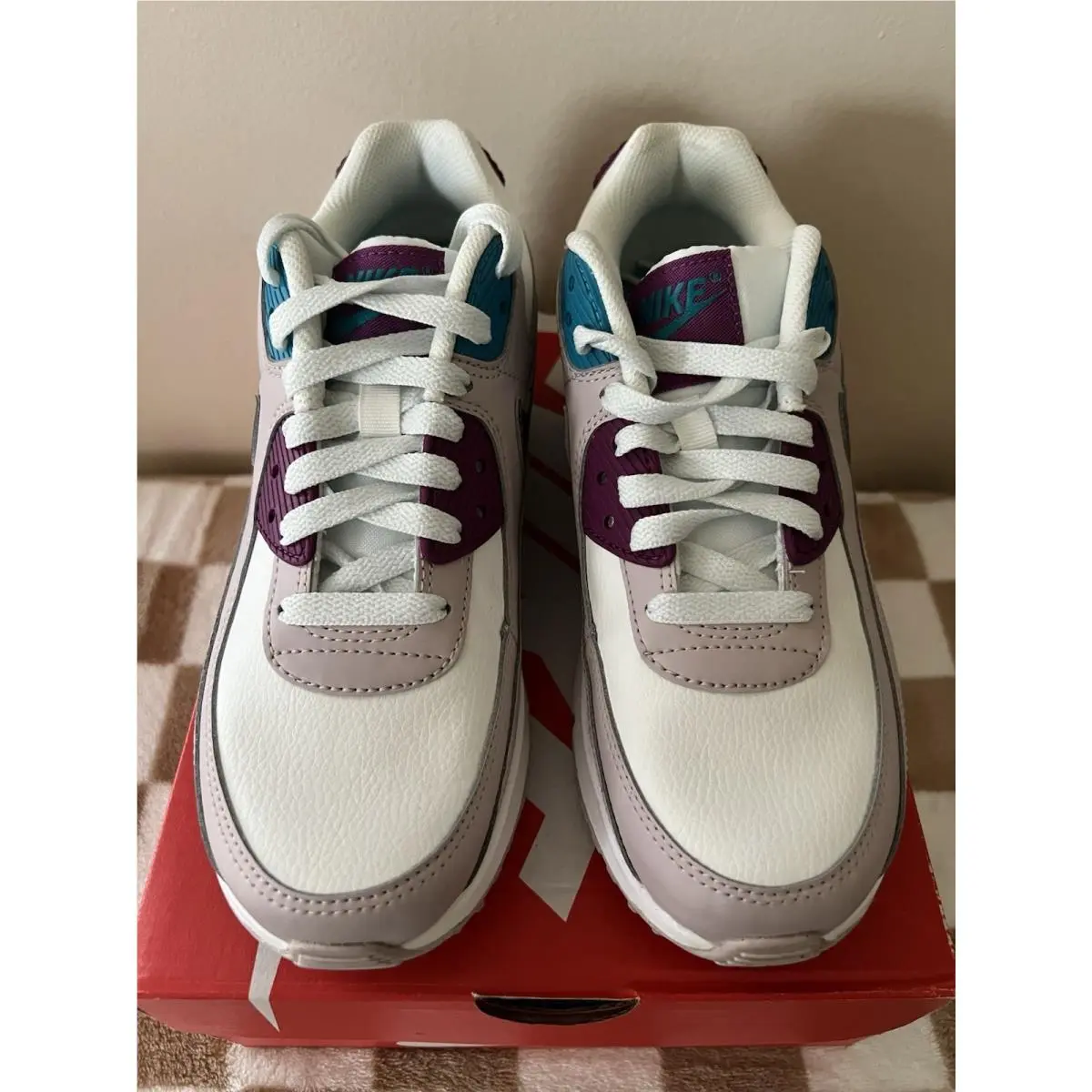 Nike shoes - Nike Air Max 90 - Air Max - CD6864 126 - Summit White/Viotech 7