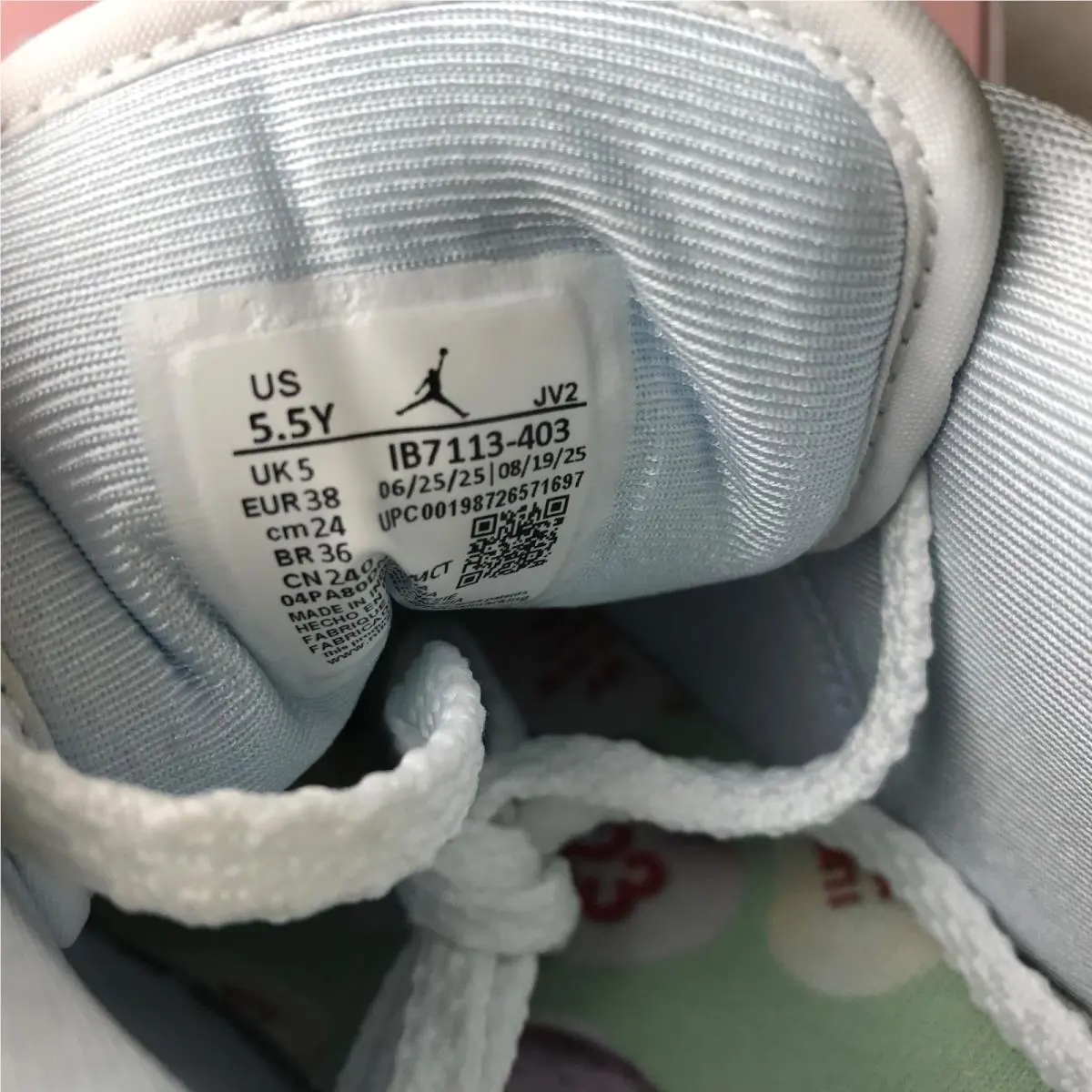 Nike shoes - Air Jordan 1 Low SE - half blue/ vapor green sail 10