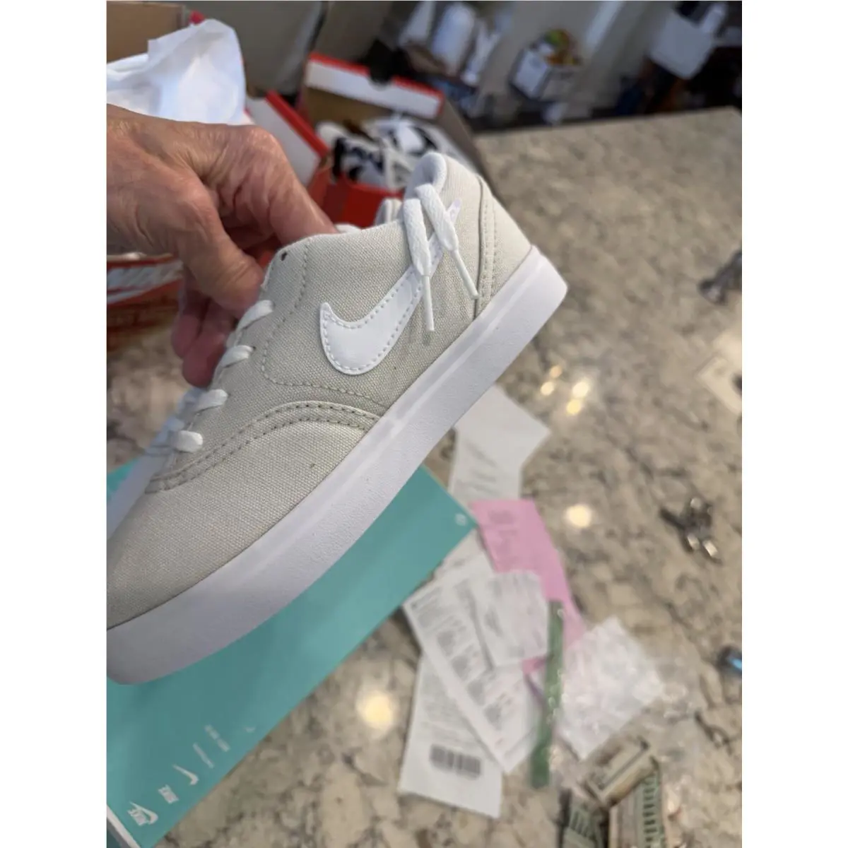 Nike shoes - Nike Check SB - Check - Beige 4