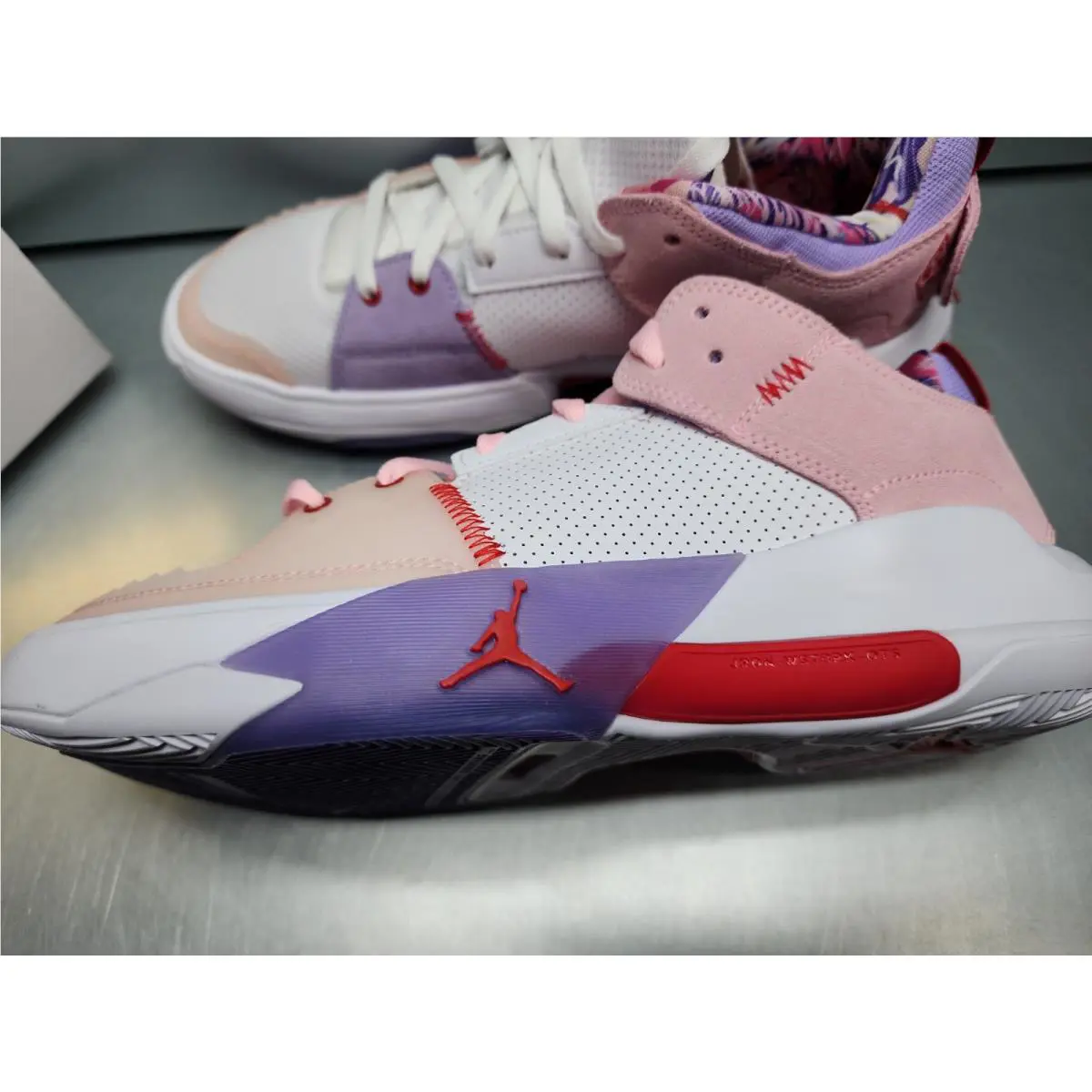 Nike shoes - Jordan One Take 5 - One Take - FQ3101-100 - Pink, Manufacturer: White/Arctic Punch/Purple Pulse/University Red 10