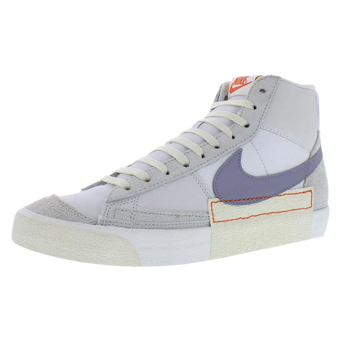 Nike Blazer Mid Pro Club Unisex Shoes Size 9.5 Color: Summit White/cement Grey - Gray, Full: Summit White/Cement Grey