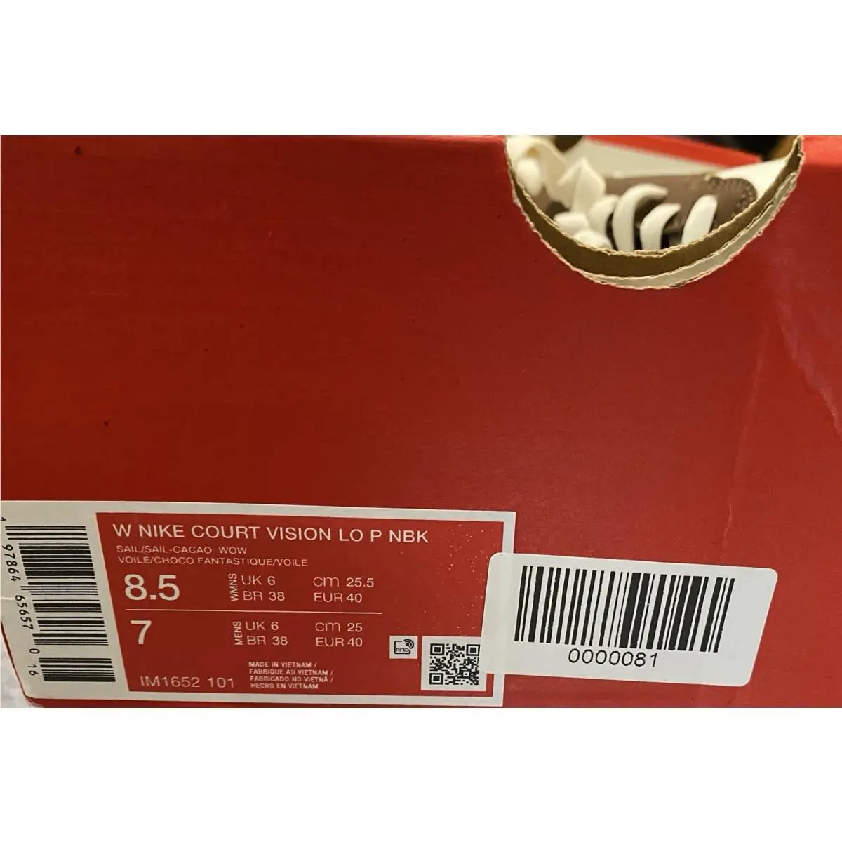Nike shoes - Nike Court Vision - Court Vision - Brown 3