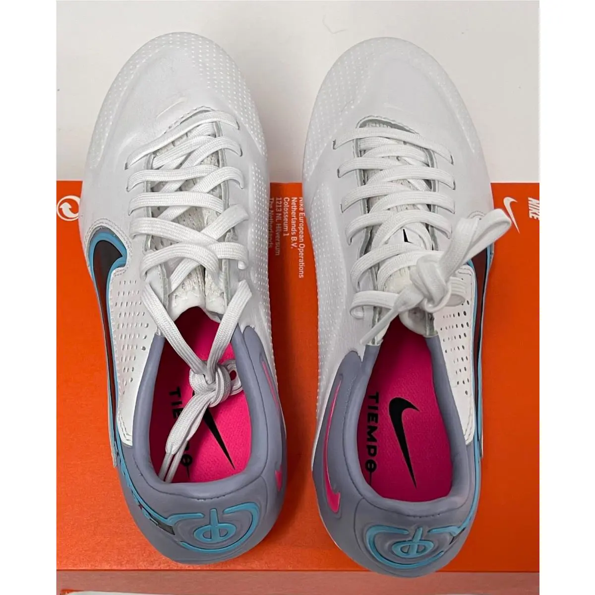 Nike shoes - Nike Tiempo Legend - Tiempo Legend - DA1175-146 - WHITE BLACK BALTIC BLUE (UPC: 196153799936) 7