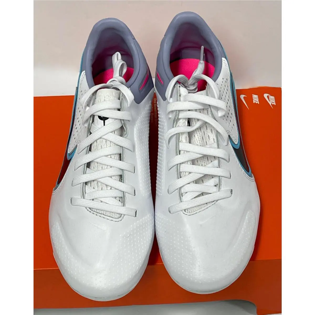 Nike shoes - Nike Tiempo Legend - Tiempo Legend - DA1175-146 - WHITE BLACK BALTIC BLUE (UPC: 196153799936) 2