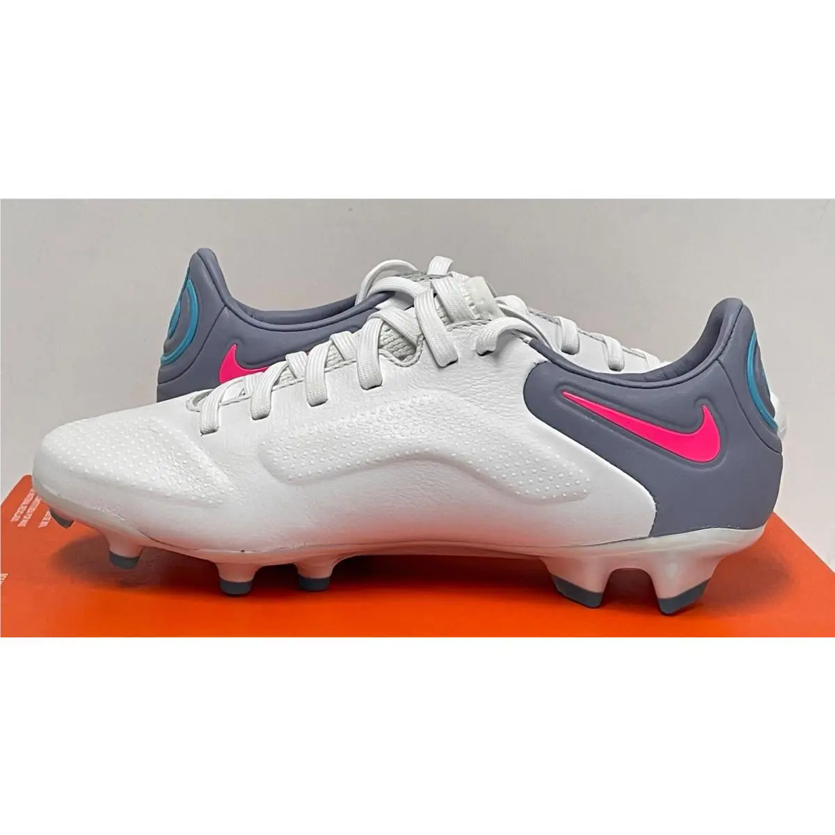 Nike shoes - Nike Tiempo Legend - Tiempo Legend - DA1175-146 - WHITE BLACK BALTIC BLUE (UPC: 196153799936) 4