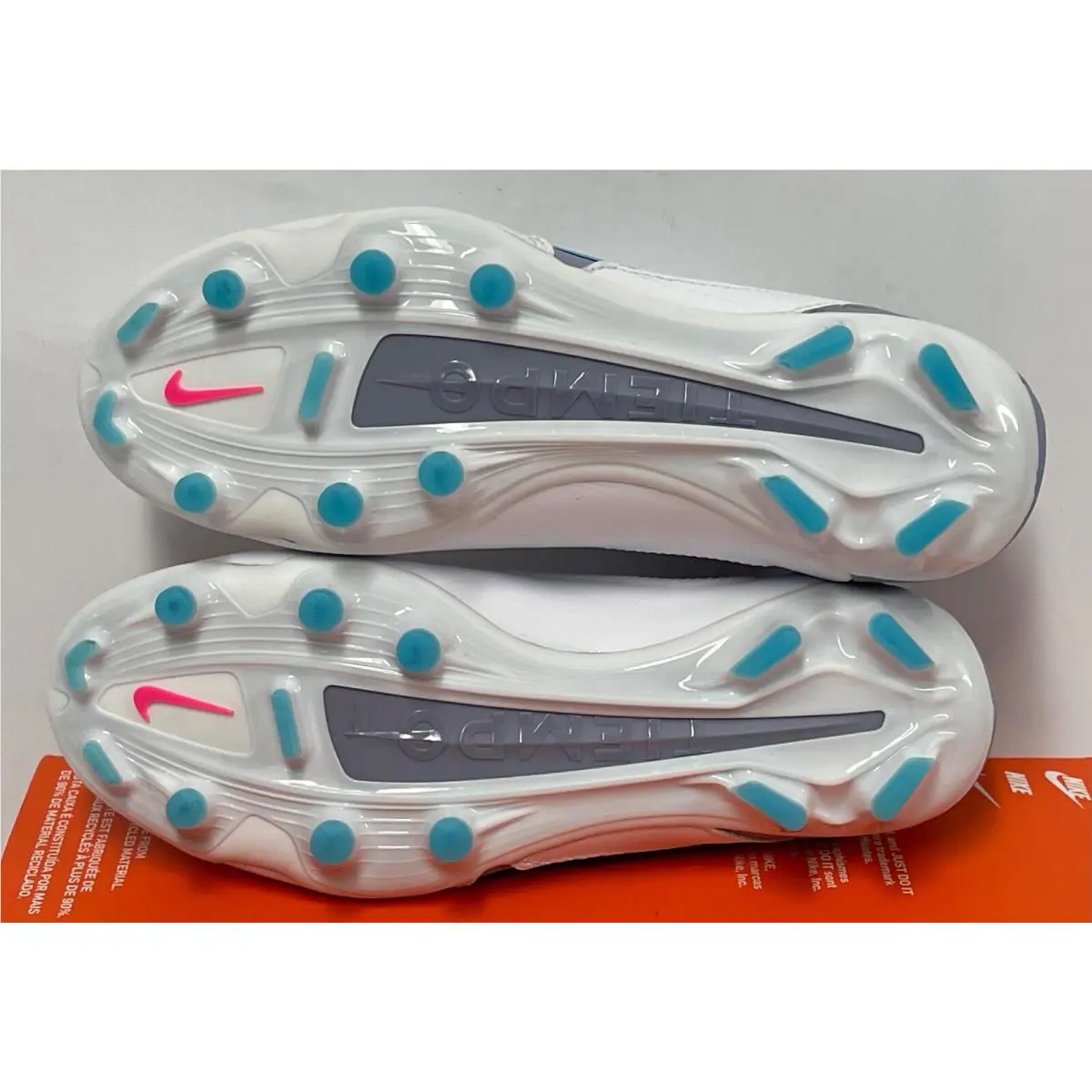 Nike shoes - Nike Tiempo Legend - Tiempo Legend - DA1175-146 - WHITE BLACK BALTIC BLUE (UPC: 196153799936) 6