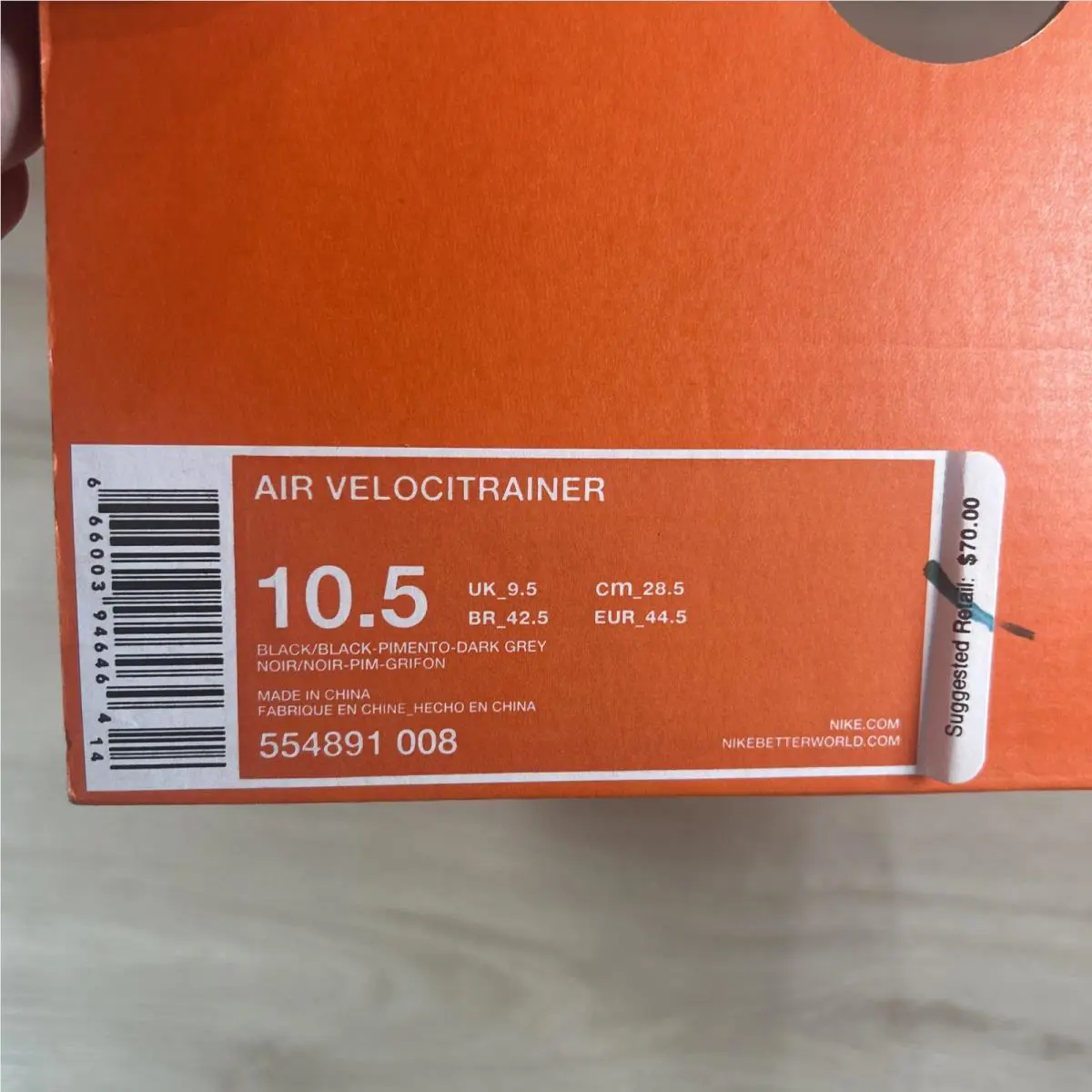 Nike shoes - Nike Air Velocitrainer - Air Velocitrainer - Red 5