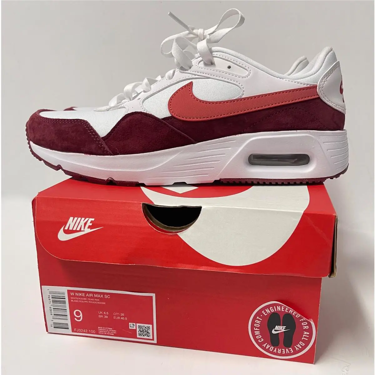 Nike Women Air Max SC `valentine`s Day 2024 FJ3242 100 Size 9