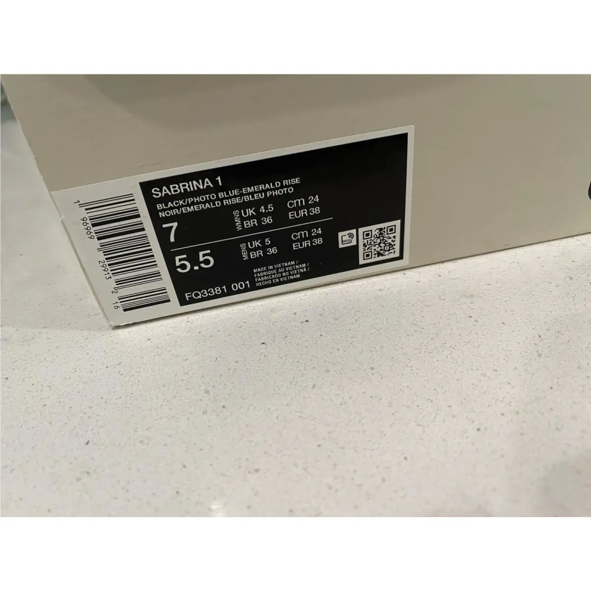Nike shoes - Nike Sabrina 1 - Sabrina - Black/Blue/Emerald Ride 3