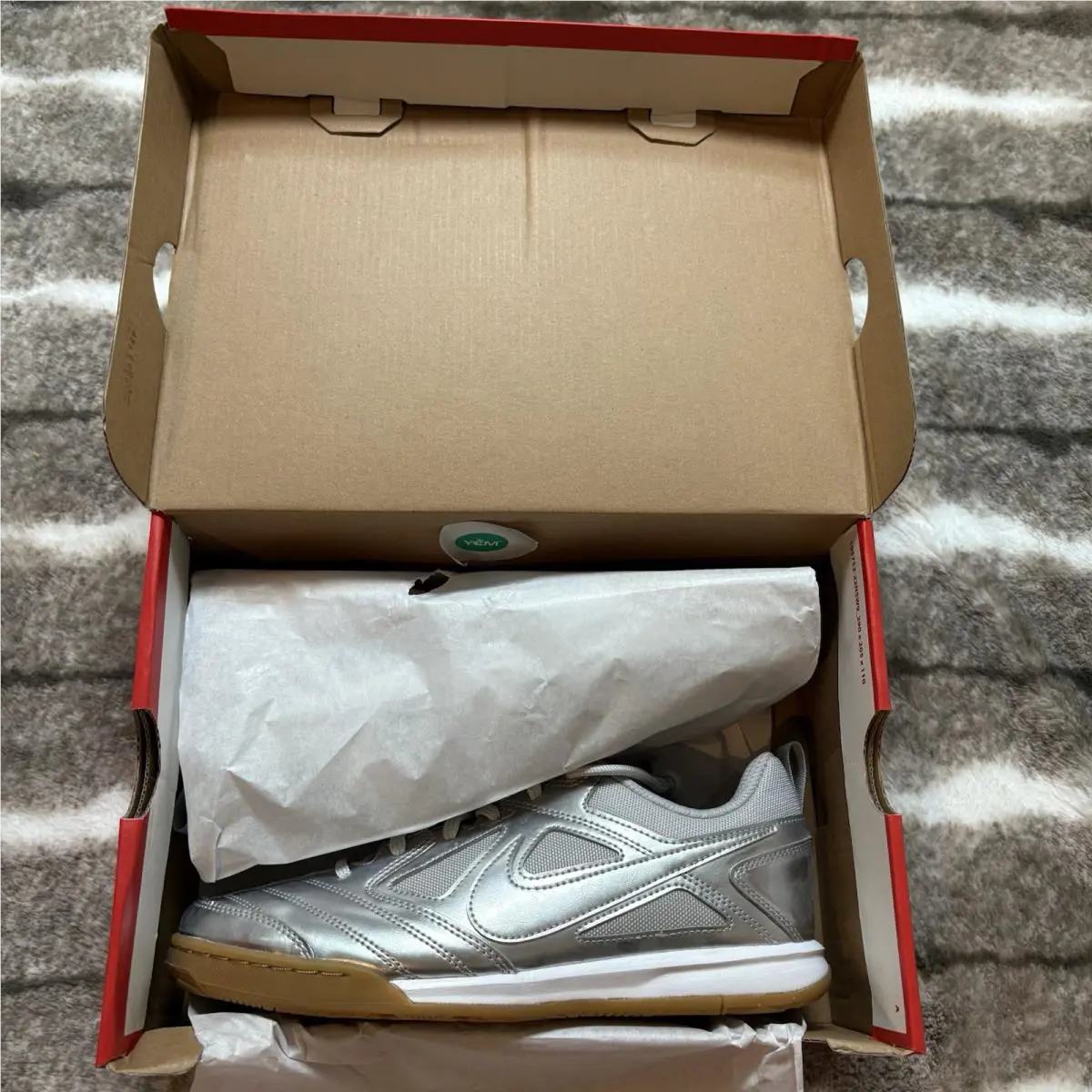 Nike shoes - Nike Gato LV8 - Gato - Metallic Silver (UPC: 0198481208906) 9