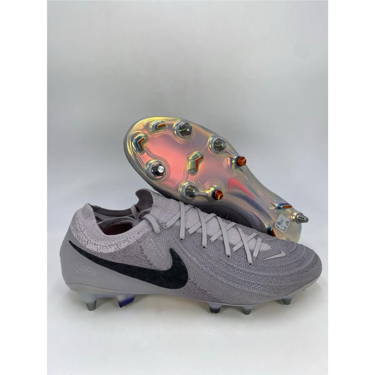 Nike Phantom GX II Elite Sgpro P Atmosphere Grey Black HF4365 001 Men`s Sz 9.5