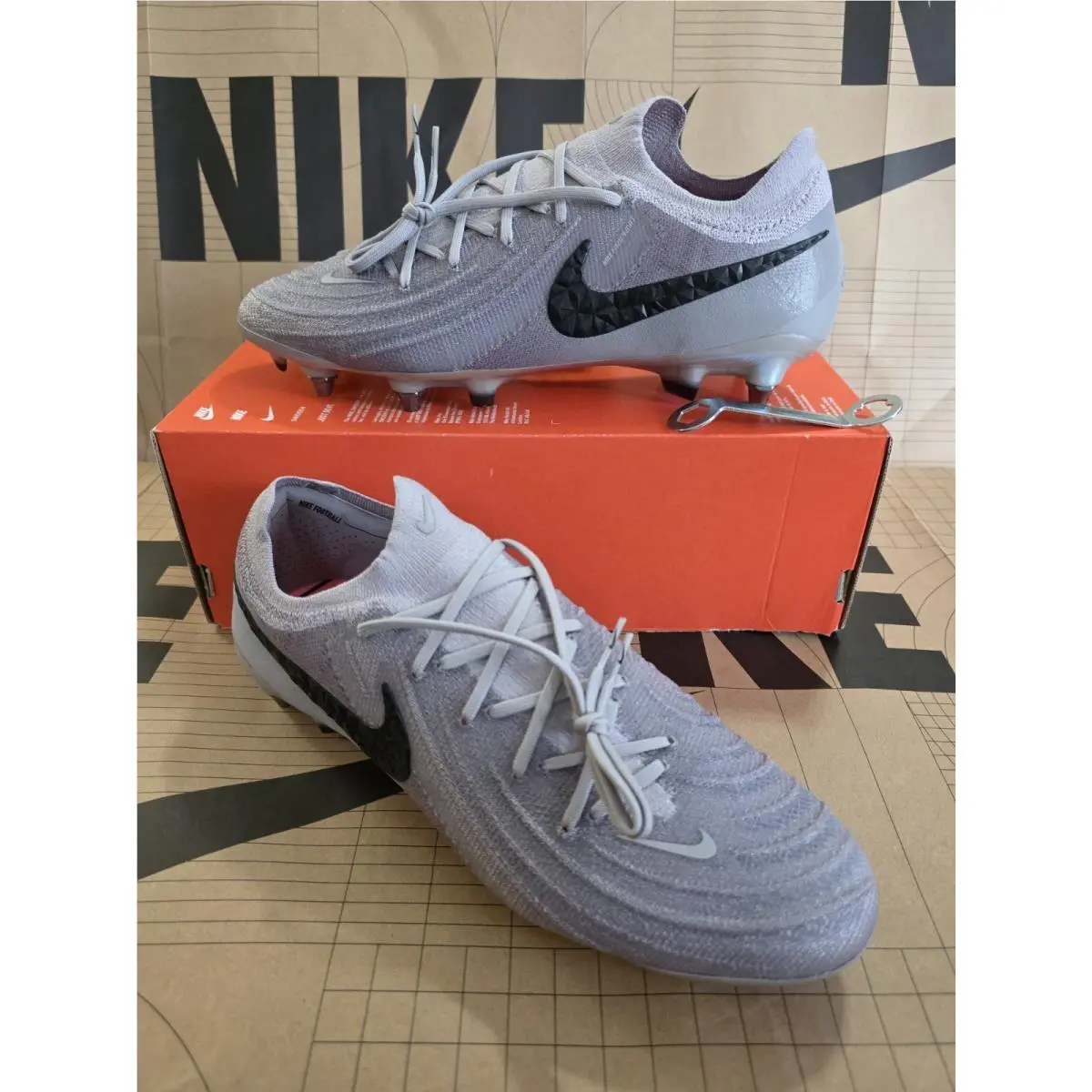 Nike Phantom GX II Elite Sg-pro Atmosphere Grey HF4365-001 Men`s Size 10