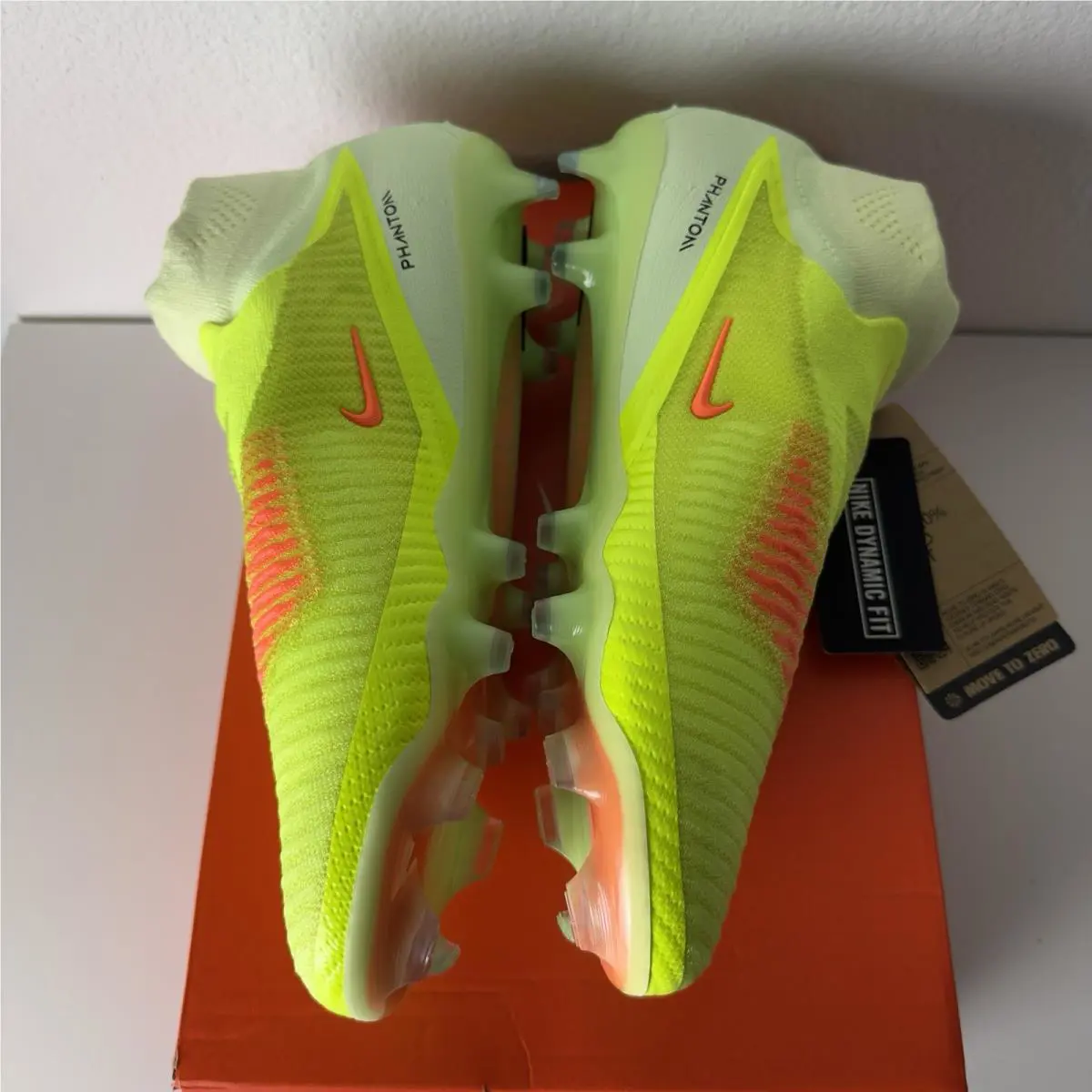 Nike shoes - Nike Phantom 6 High Elite FG - HJ2147-800 - Hyper Crimson/Black-Limelight (UPC: 198482463106) 1