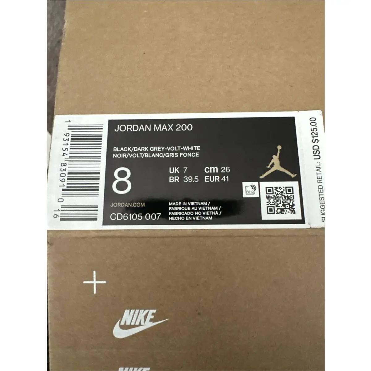 Nike shoes - Jordan Max 200 - Max - CD6105-007 - Black 5