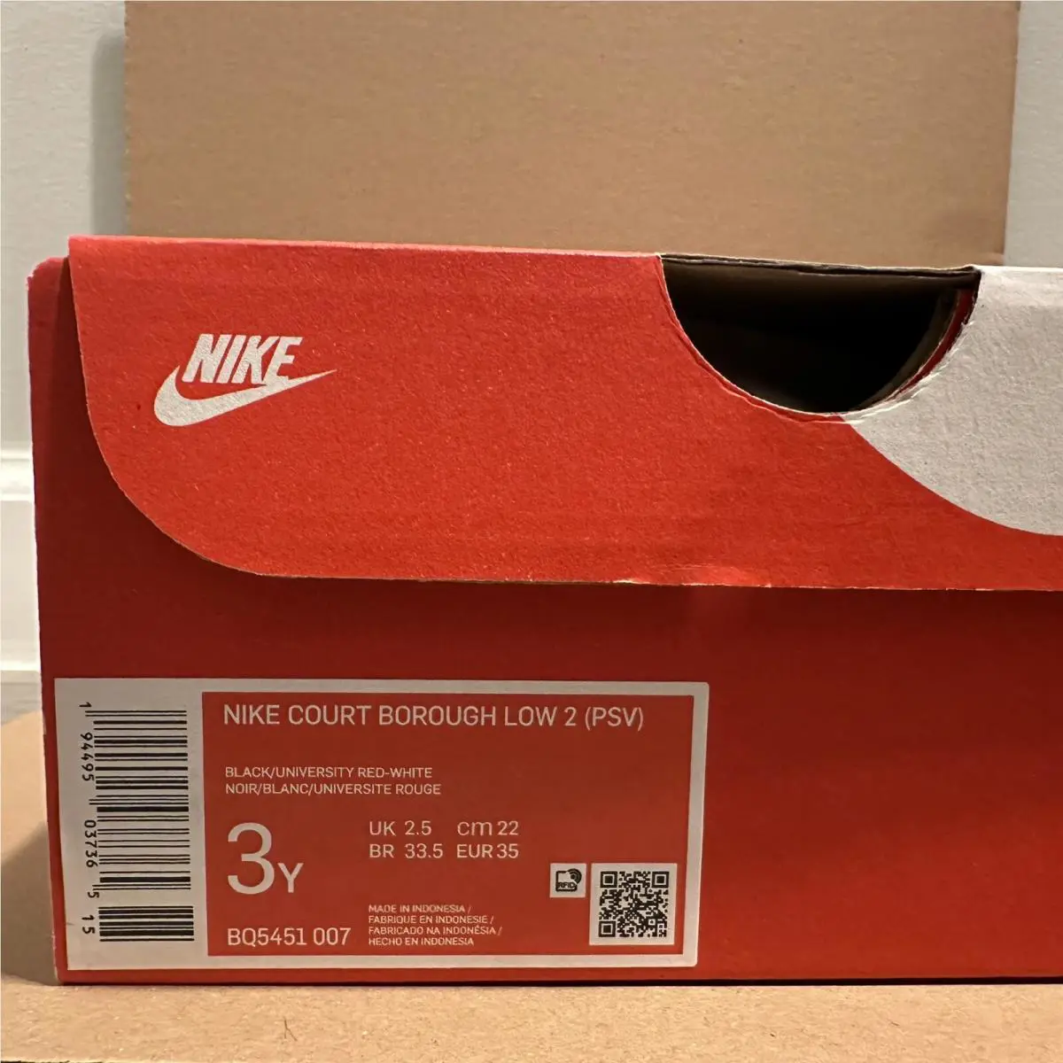 Nike shoes - Nike Court Borough - Court Borough - Red 9
