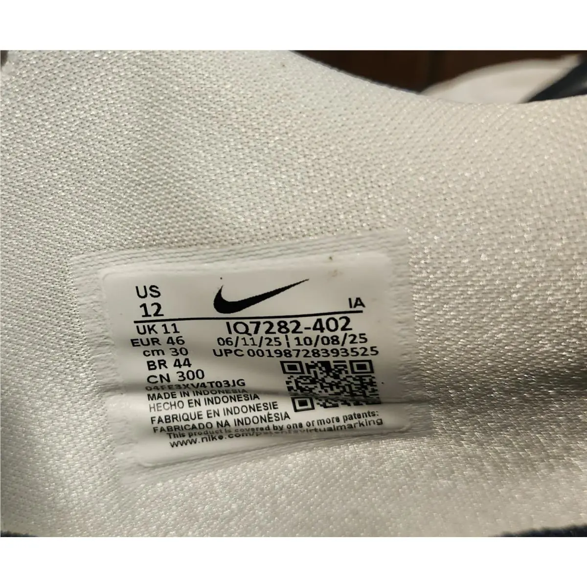 Nike shoes - NIKE DIAMOND CLEATS - DIAMOND CLEATS - WHITE, BLACK (UPC: 00198728393525) 8