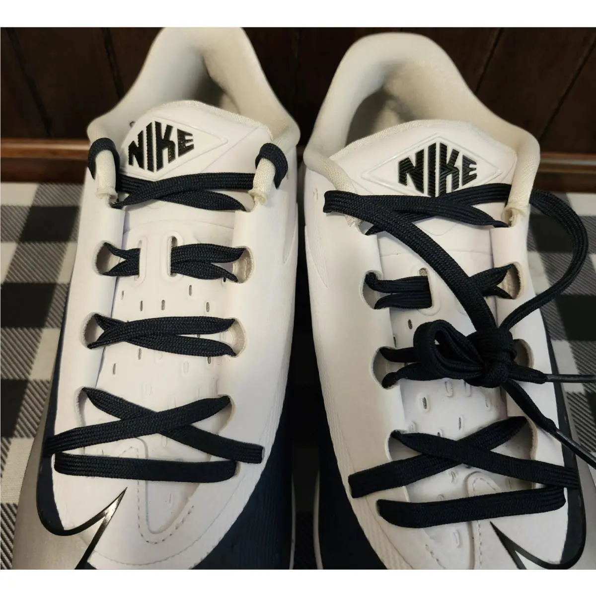 Nike shoes - NIKE DIAMOND CLEATS - DIAMOND CLEATS - WHITE, BLACK (UPC: 00198728393525) 11